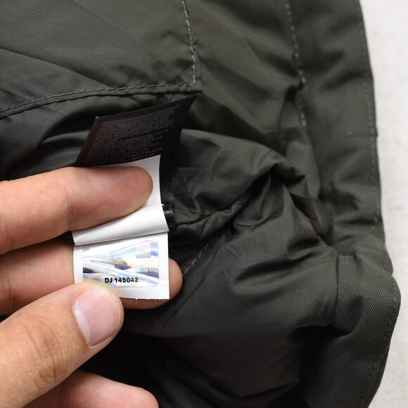 The North Face Dark Green Puffer Jacket with Faux Fur Hood - Picture 8 of 8